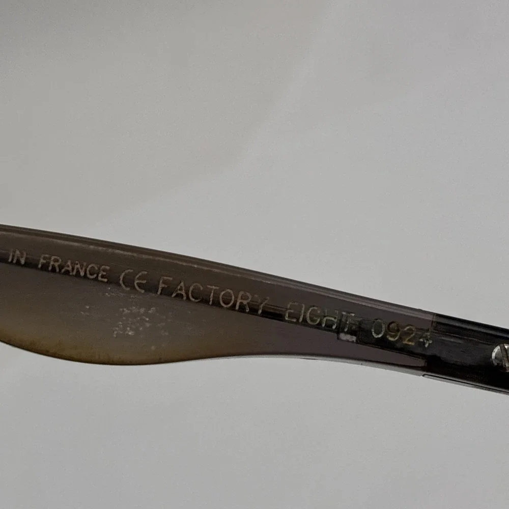 Anne et Valentin Eyeglasses, Frames Only, Factory 8 0924 Grey, Plastic, France